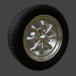 EMPI 8 spoke wheel 1/64 3d model