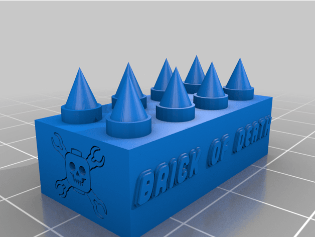 Lego Brick of Death 3d model