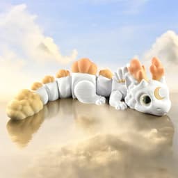 Teen Cloud and Fluffwing Dragon 3d model