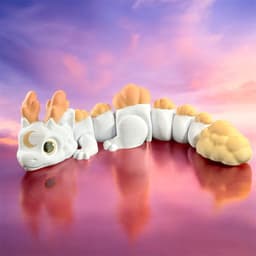 Teen Cloud and Fluffwing Dragon 3d model