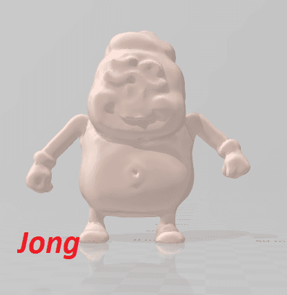 Jong the Chubby man 3d model