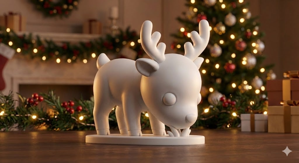Reindeer Snack 3d model