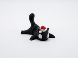 Mini Christmas Cat 3d model