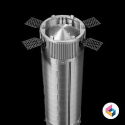 Starship super heavy booster 4 3d model