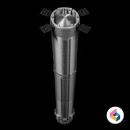 Starship super heavy booster 4 3d model