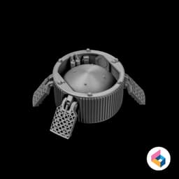 Starship super heavy booster 4 3d model