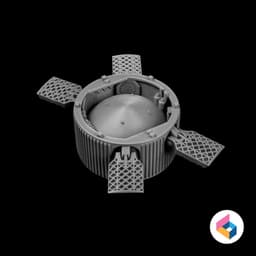 Starship super heavy booster 4 3d model