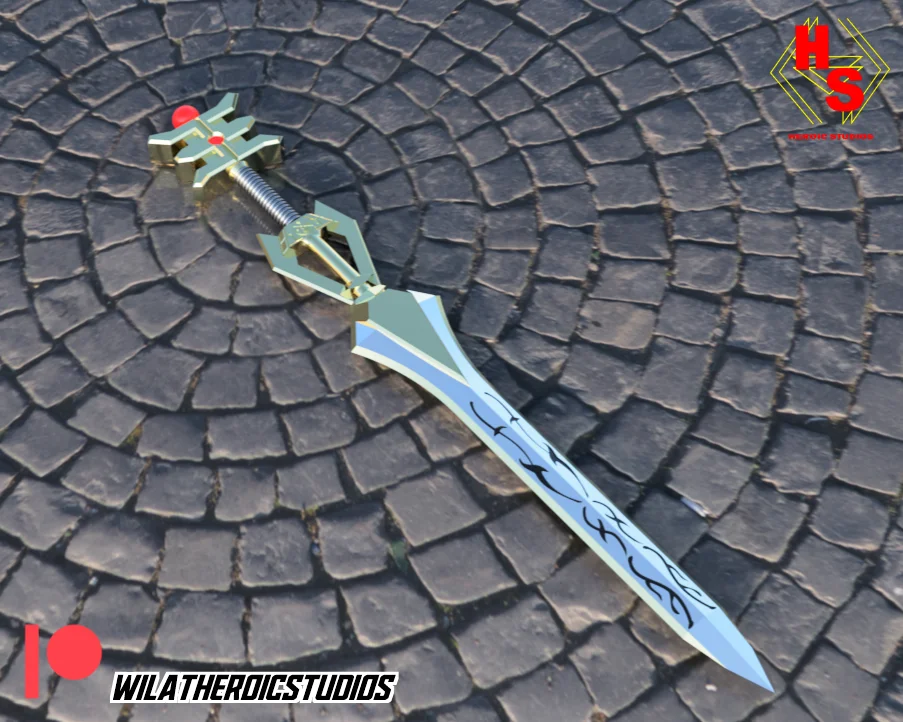 Golden Power Sword 3d model