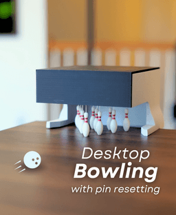 Desktop Bowling 3d model