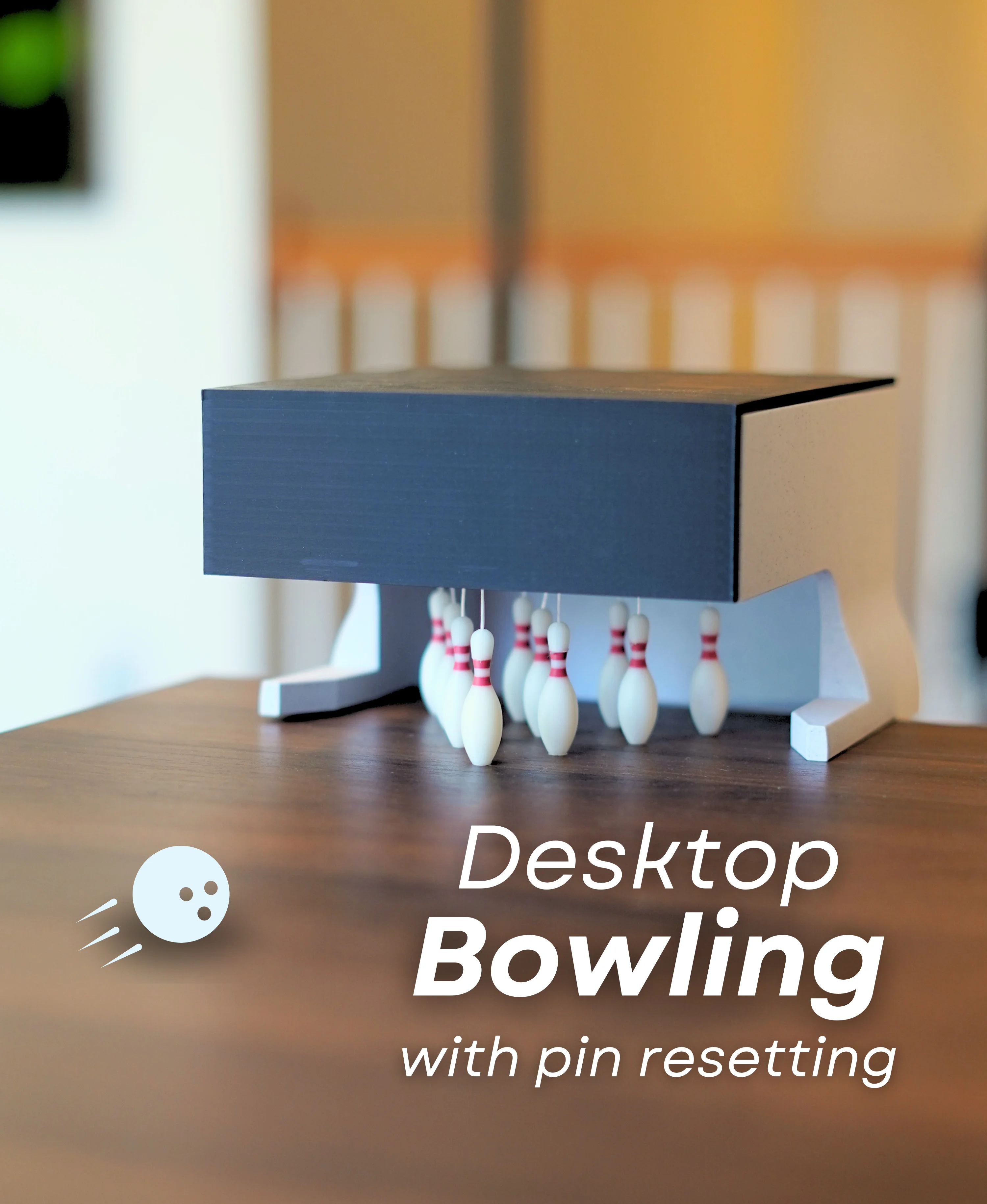 Desktop Bowling 3d model