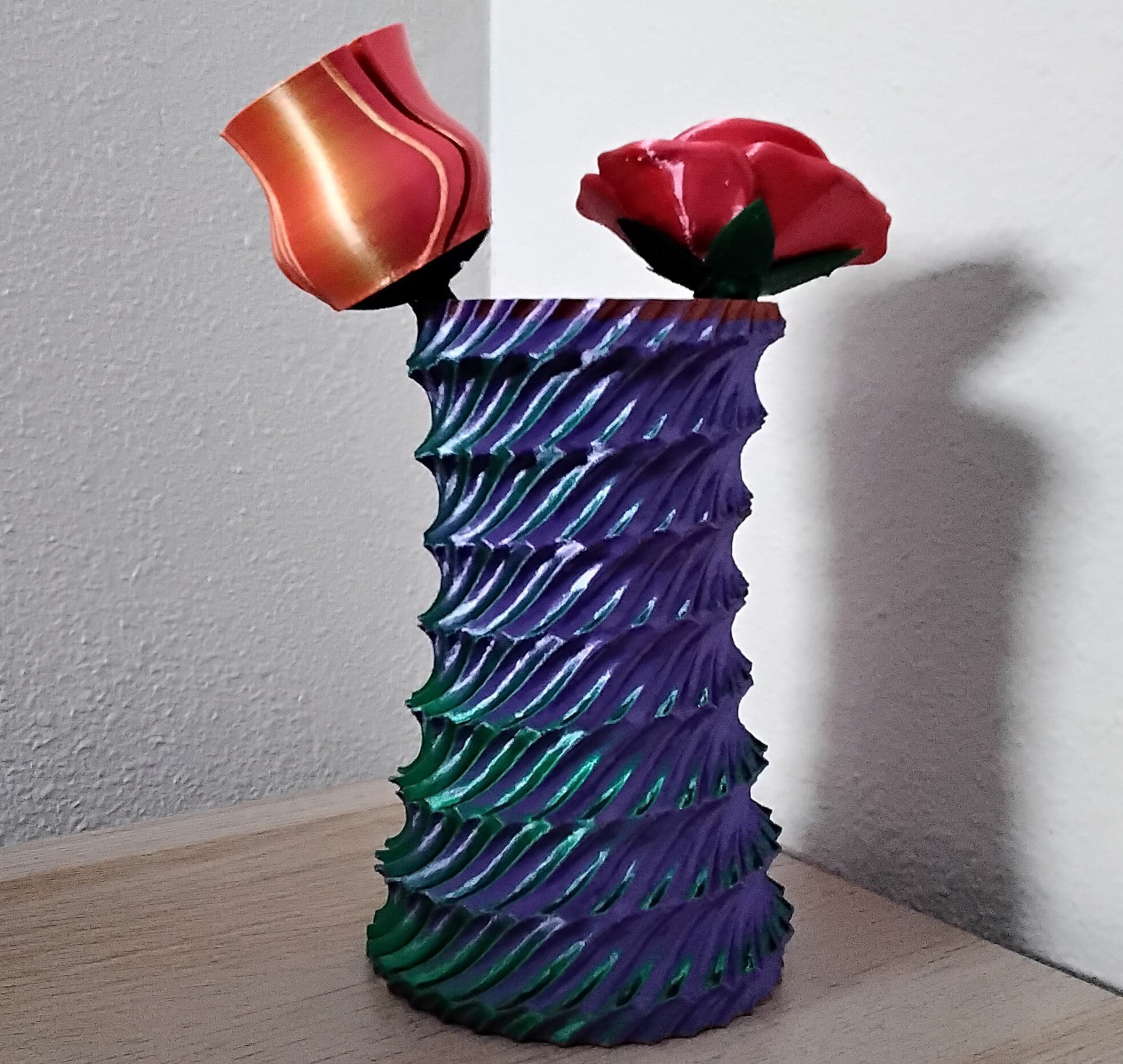 Inverted Coiled Rope Vase 3d model