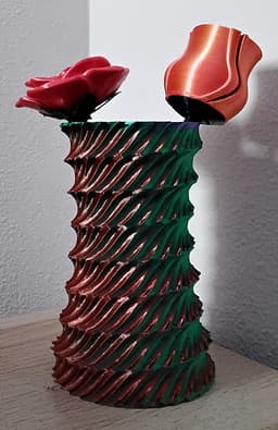 Inverted Coiled Rope Vase 3d model