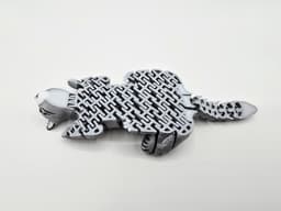 FLEXI SLEEPY KITTY 3d model