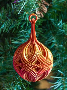 Starburst Christmas Ornament 3d model