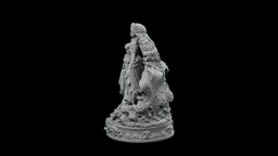 Aphrodite Seafoam Grace Idol STL - Printable Olympian Beauty Goddess Statue 3d model