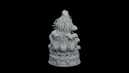 Aphrodite Seafoam Grace Idol STL - Printable Olympian Beauty Goddess Statue 3d model
