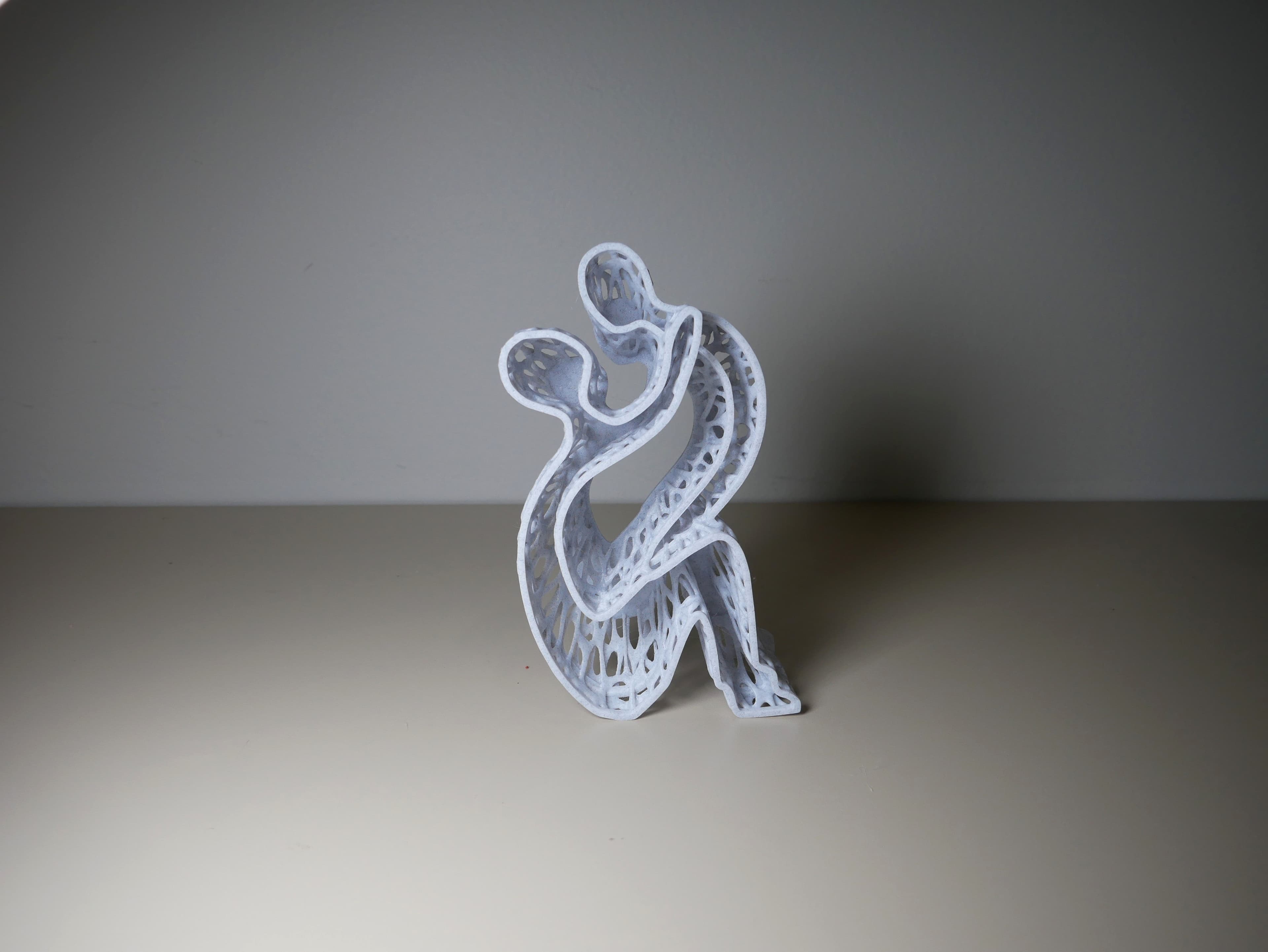 Mother and Child Voronoi Artwork 3d model