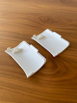 FORD MONDEO MK4 front and back sideskirt jacking point cover saloon estate 3d model