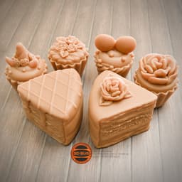 Sweet Tooth Collection: 6 High-Detail Miniature Desserts 3d model