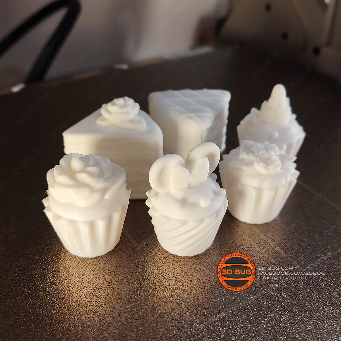 Sweet Tooth Collection: 6 High-Detail Miniature Desserts 3d model