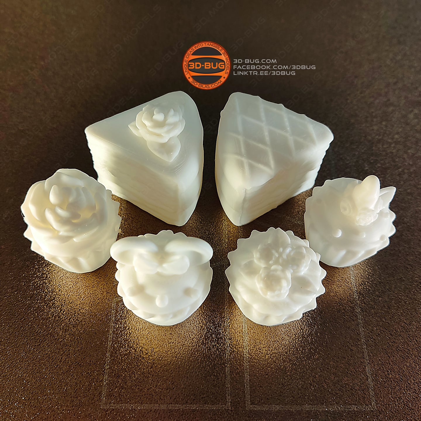 Sweet Tooth Collection: 6 High-Detail Miniature Desserts 3d model
