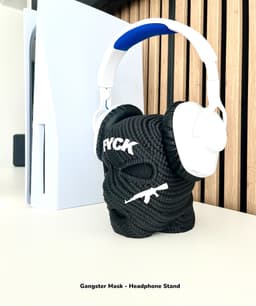 Headset Stand - Inspired by Gangsters 3d model