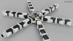 Anansi Hexapod Robot Frame 3d model