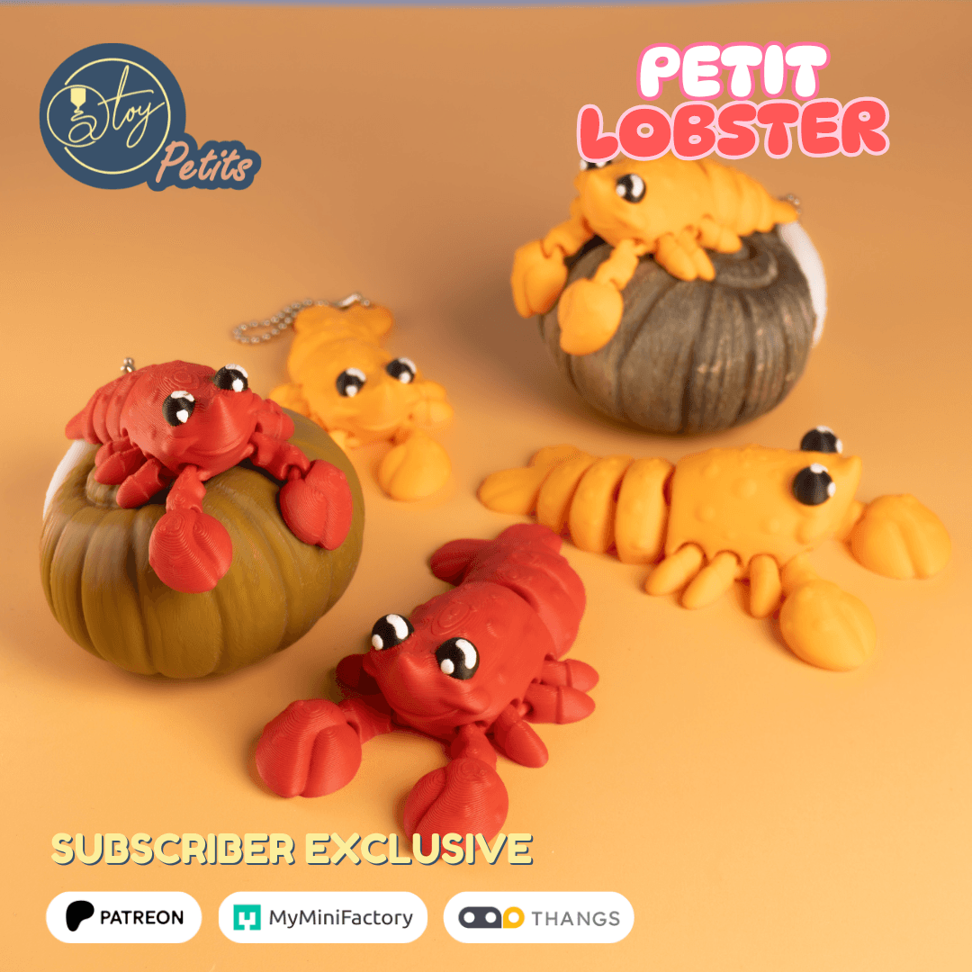 Petit Lobster 3d model
