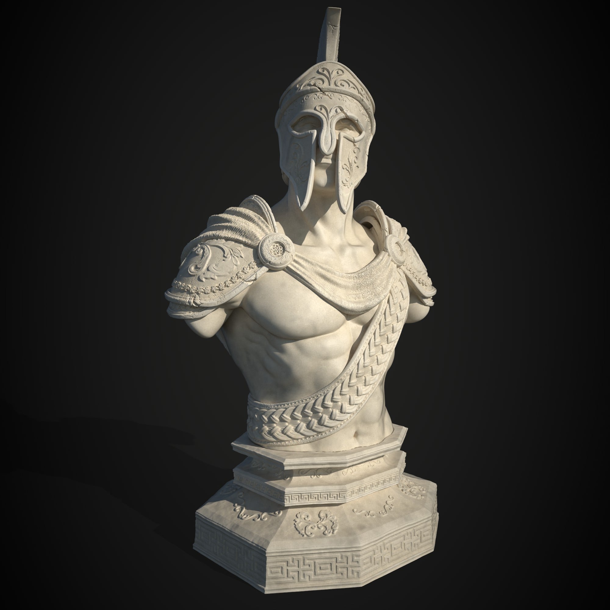 Ares "God of War" Bust 3d model