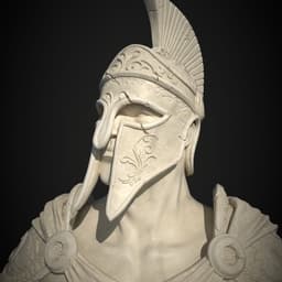 Ares "God of War" Bust 3d model
