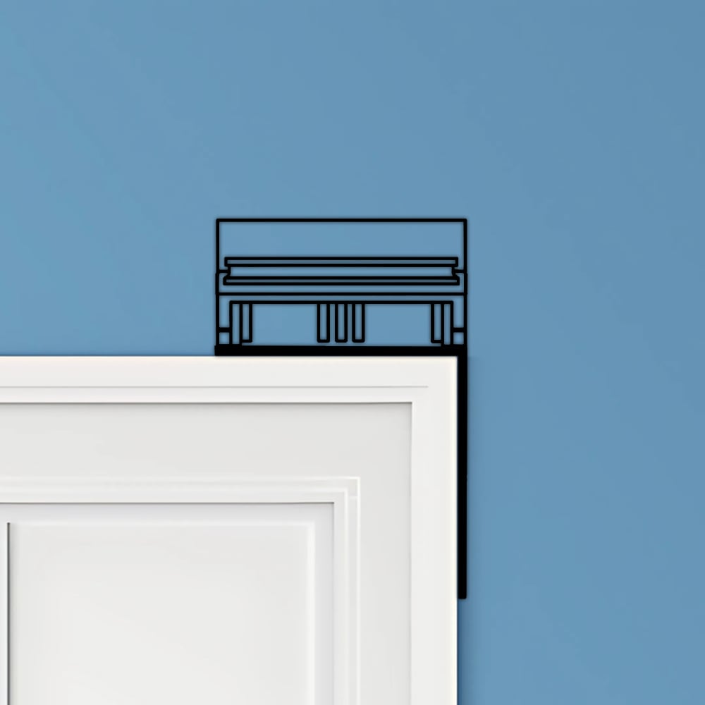Piano Door Corner Decor 3d model
