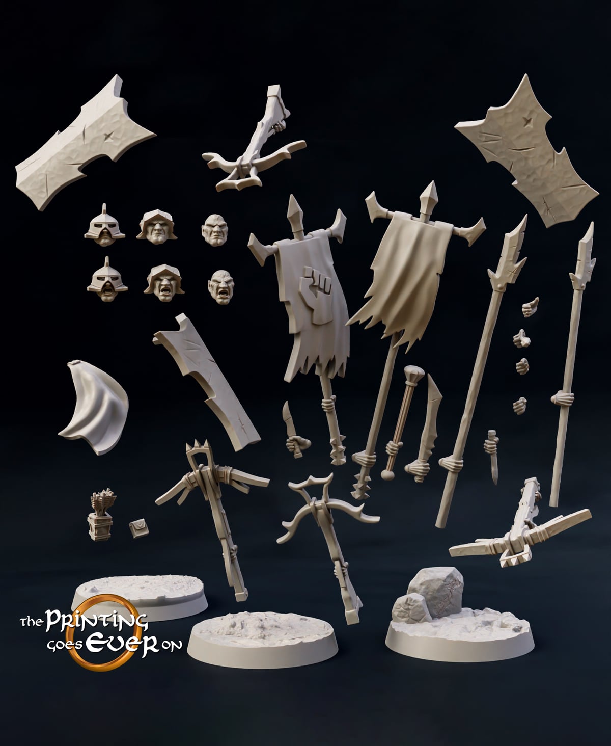 Modular Half-Orc Crossbowmen 3d model