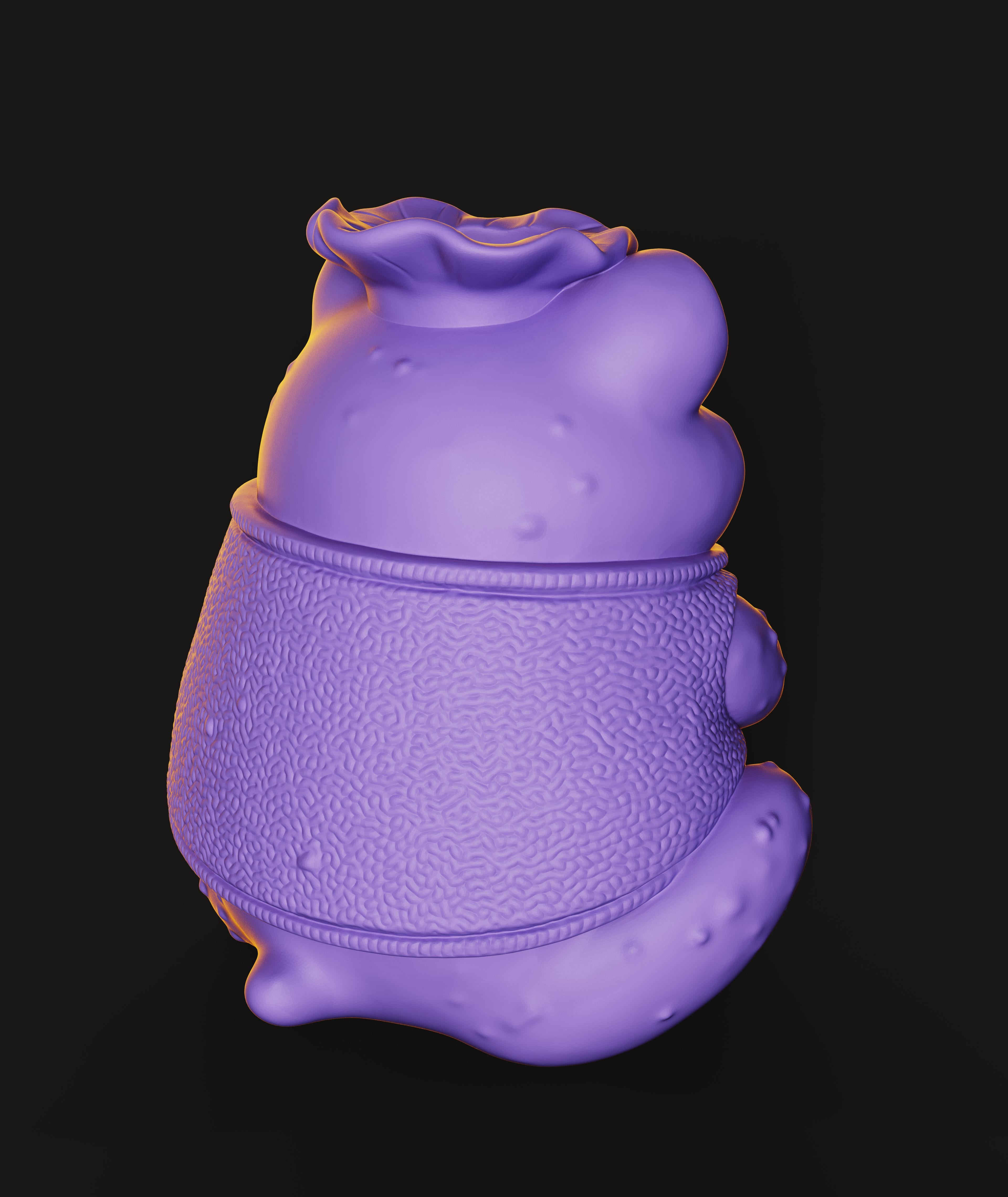 Frog Candle Holder STL | Home Decor 3D Print | Functional 3d model