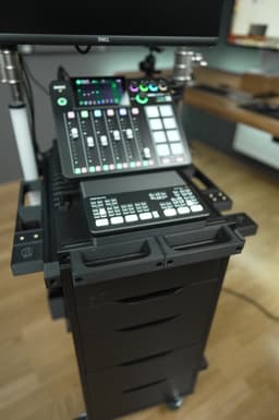 Audio / Video Filming Cart - Blackmagic Atem Mini Pro Mounting Adapter 3d model
