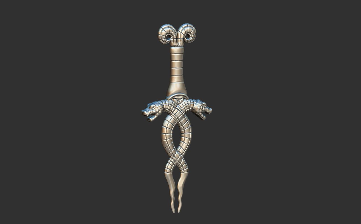 Fangs of the Serpent Dagger - Conan the Barbarian 3d model