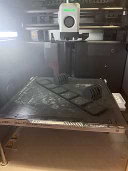 AMS Buildplate Holder 1x6 and 2x6 Gridfinity - 1x6 Printed in the X1C - 3d model