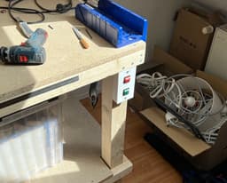 Workshop bench power switch case 3d model