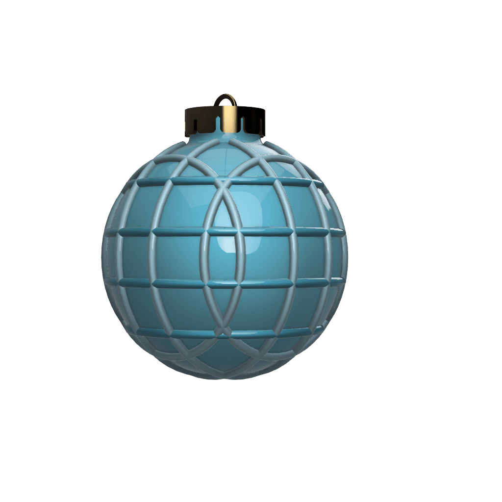 Checker Ornament v3.stl 3d model
