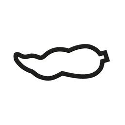 Chili Pepper Cookie Cutter STL File - 4 inches 3d model