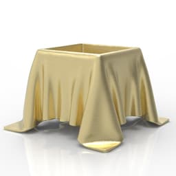 FABRIC DRAPED VASE 3d model