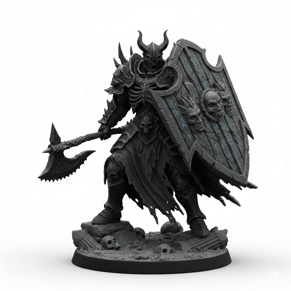 Ancient Guardian Stone Shield Premium STL Design 3d model
