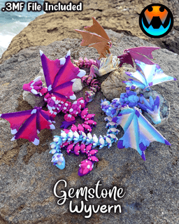 Gemstone Wyvern 3d model