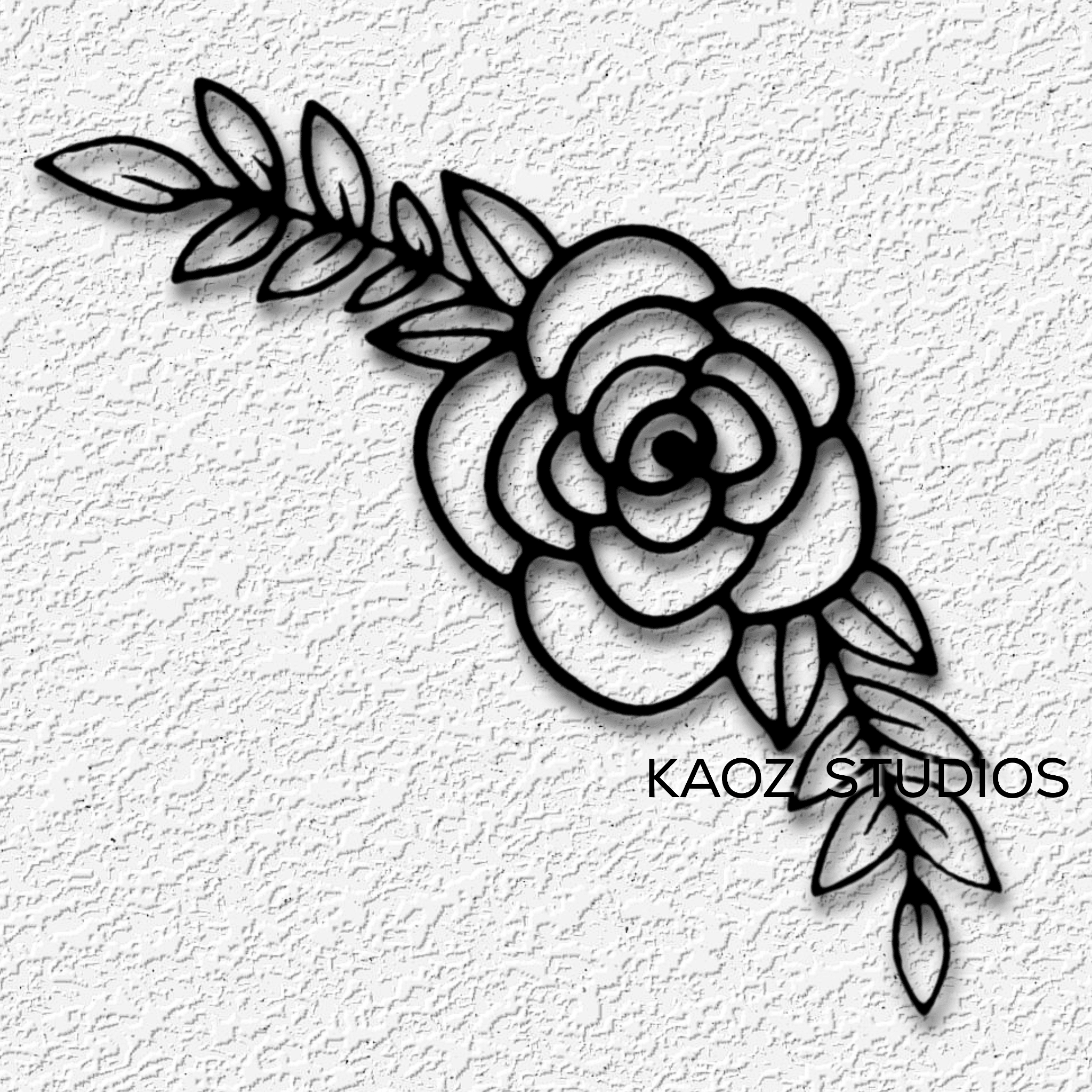 flower wall art floral wall decor spring decoration 3d model
