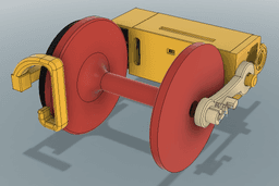 Beaver Winch - Battery Capstan + Drum Winch 3d model