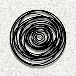 abstract sun WALL ART HOME DECOR 3d model