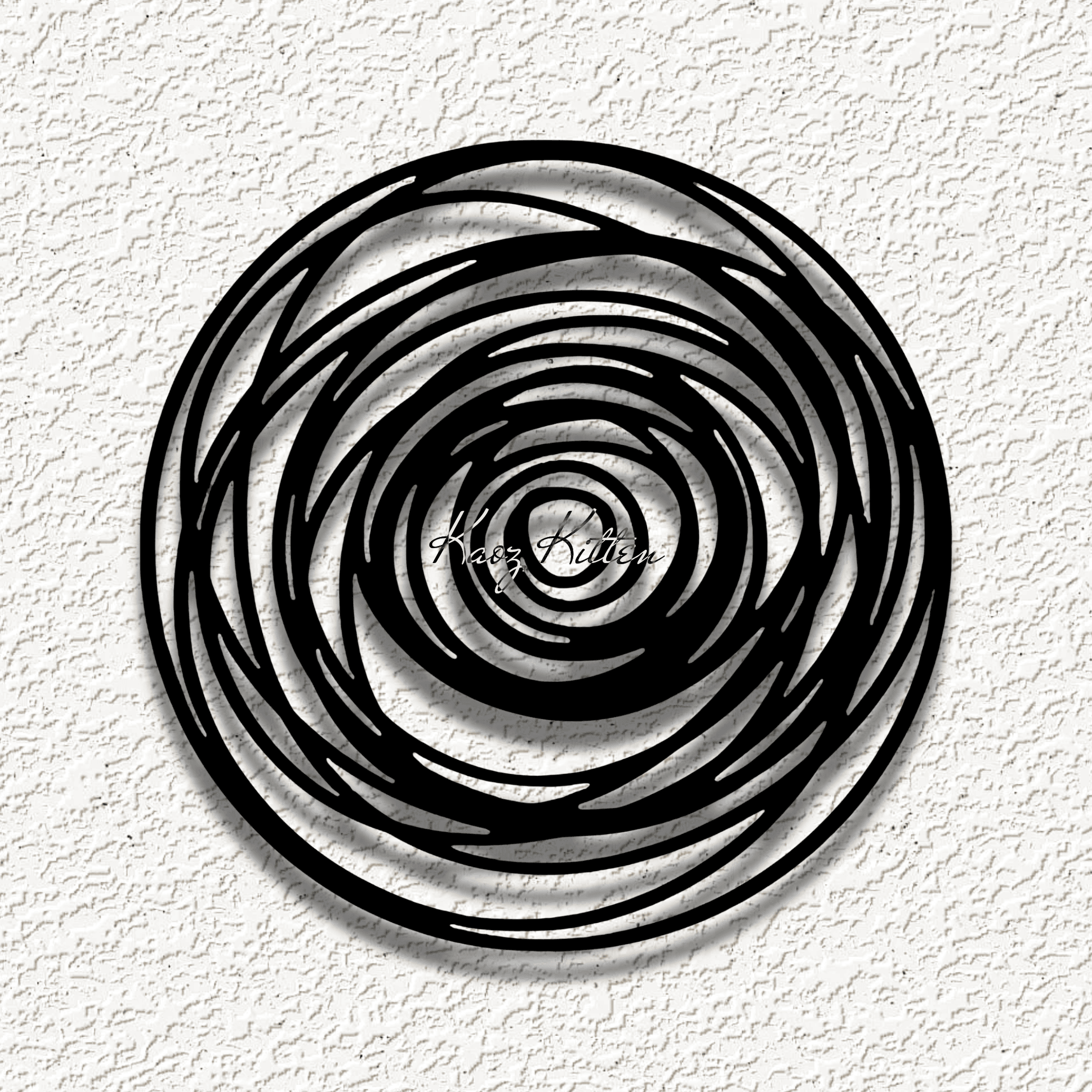 abstract sun WALL ART HOME DECOR 3d model