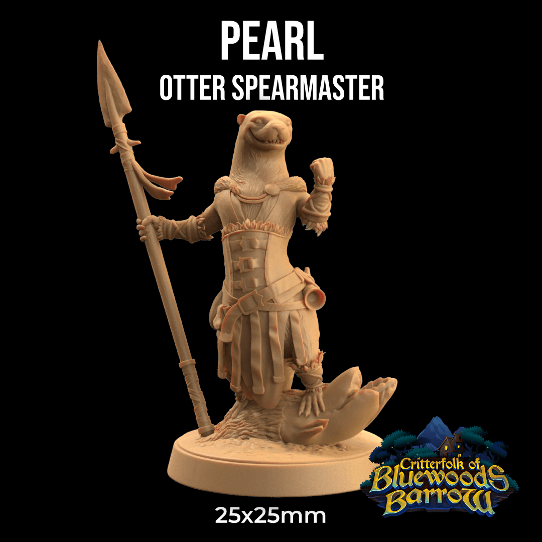 Pearl, Otter Spearmaster 3d model