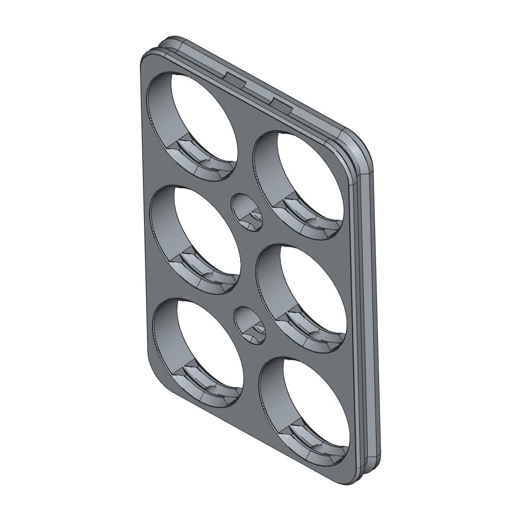 D-LOCK_PANEL.2X3-BLANK 3d model