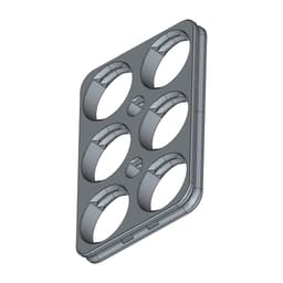 D-LOCK_PANEL.2X3-BLANK 3d model