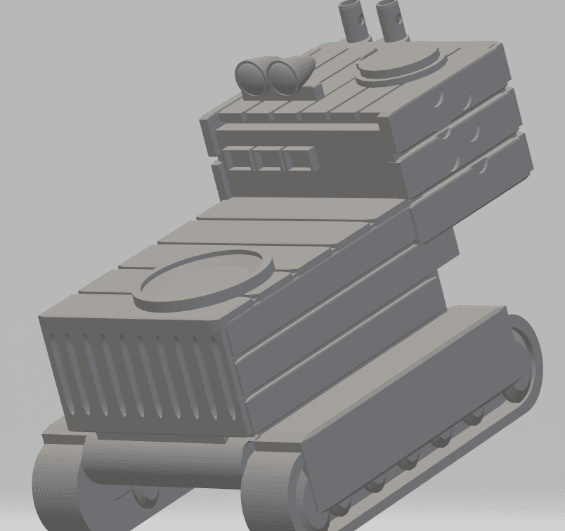 FHW: Uusam-Lahdi tank v1.1 basic 3d model
